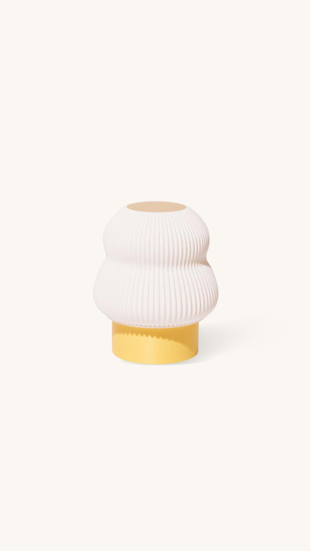poly table lamp in banana - haus divided