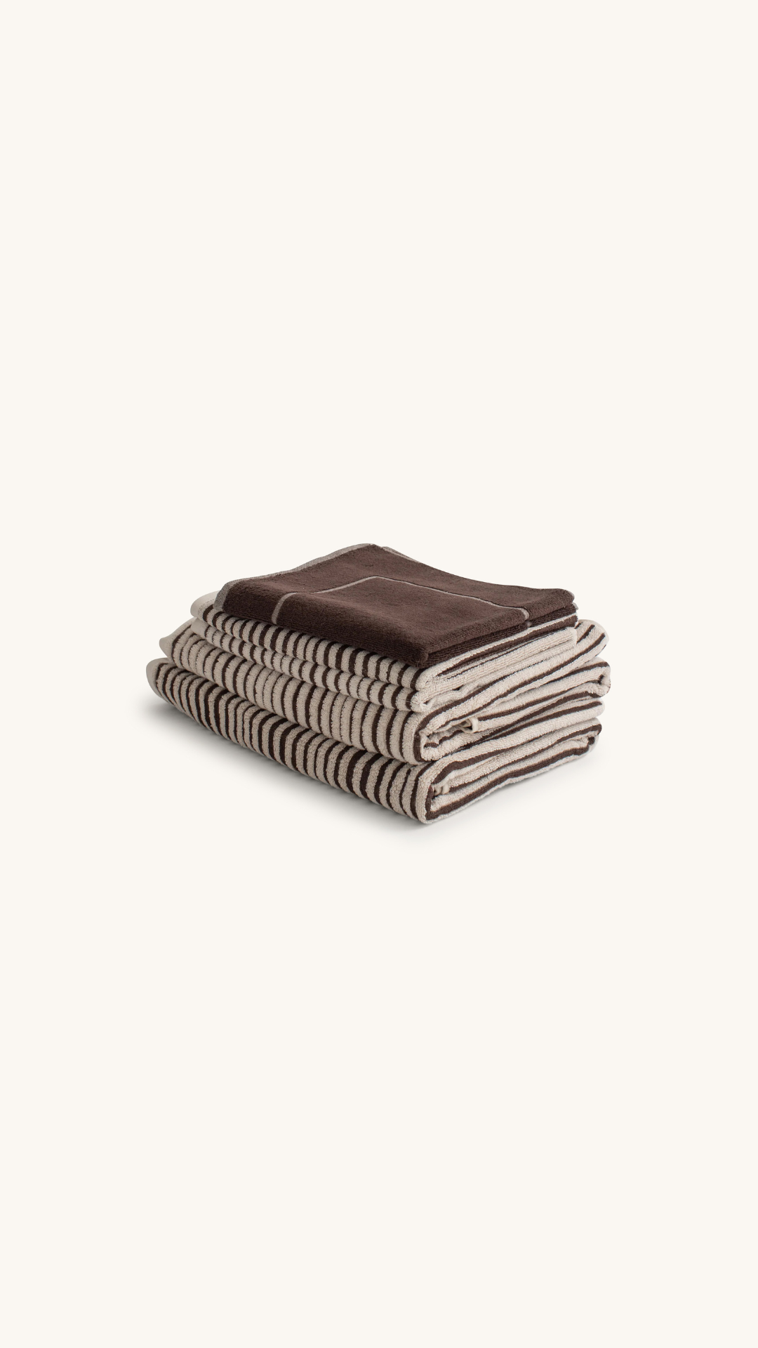 salento hand towel in affogatto - haus divided