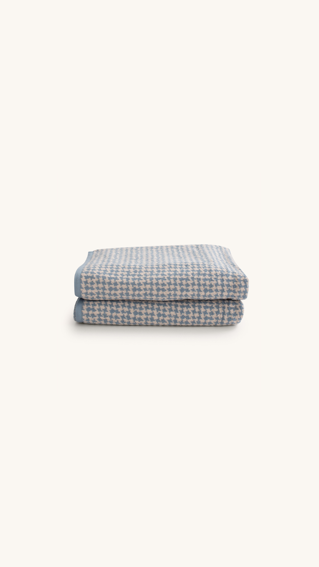 houndstooth bath sheet - haus divided