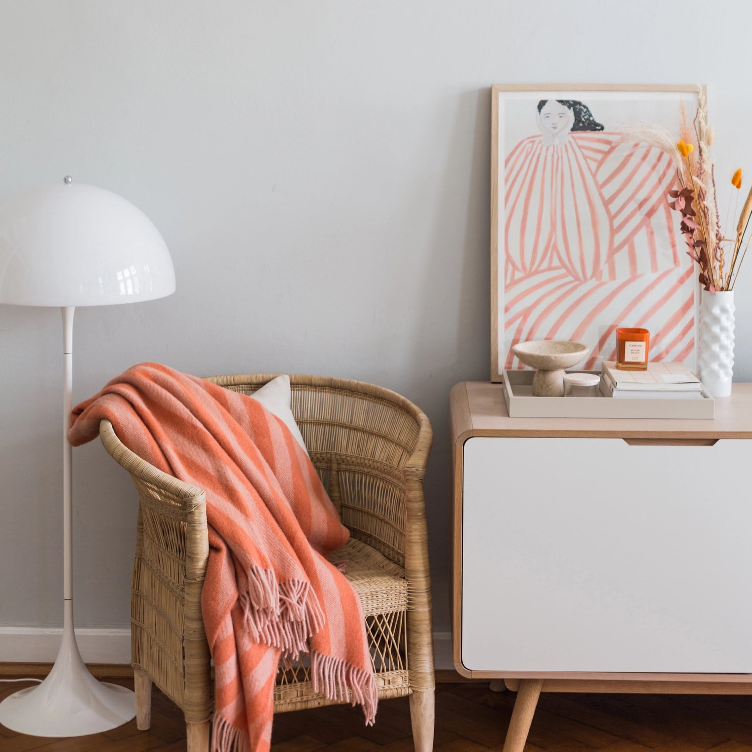 malmo wool throw blanket - haus divided
