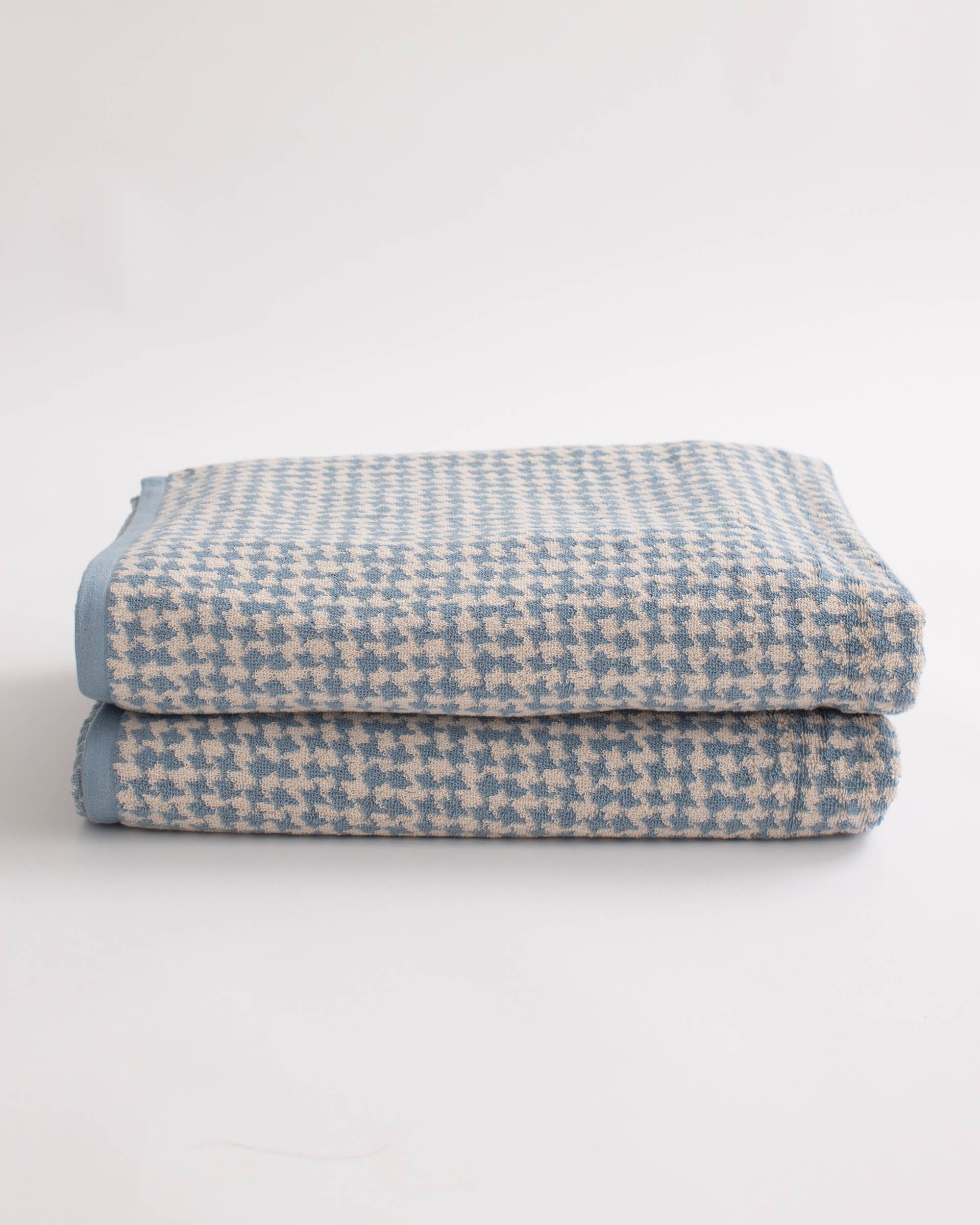 houndstooth bath sheet - haus divided