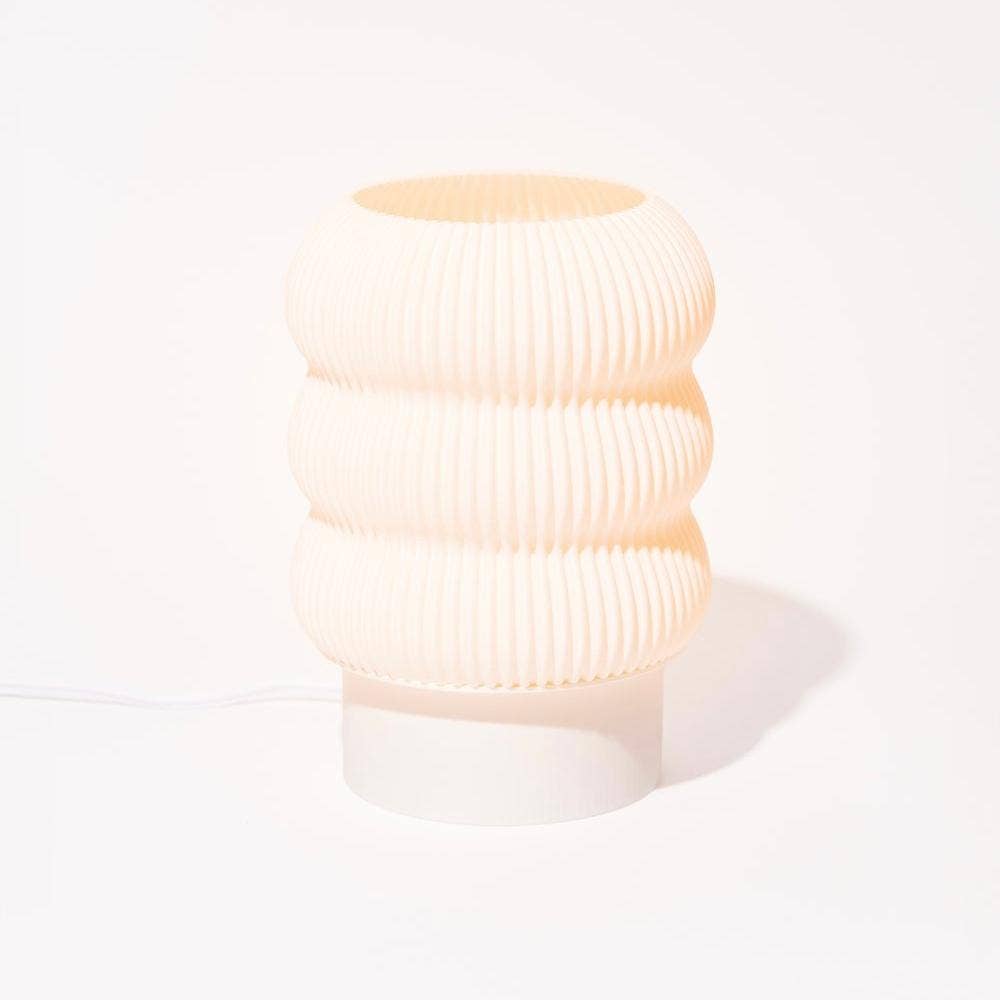 lola table lamp in white - haus divided