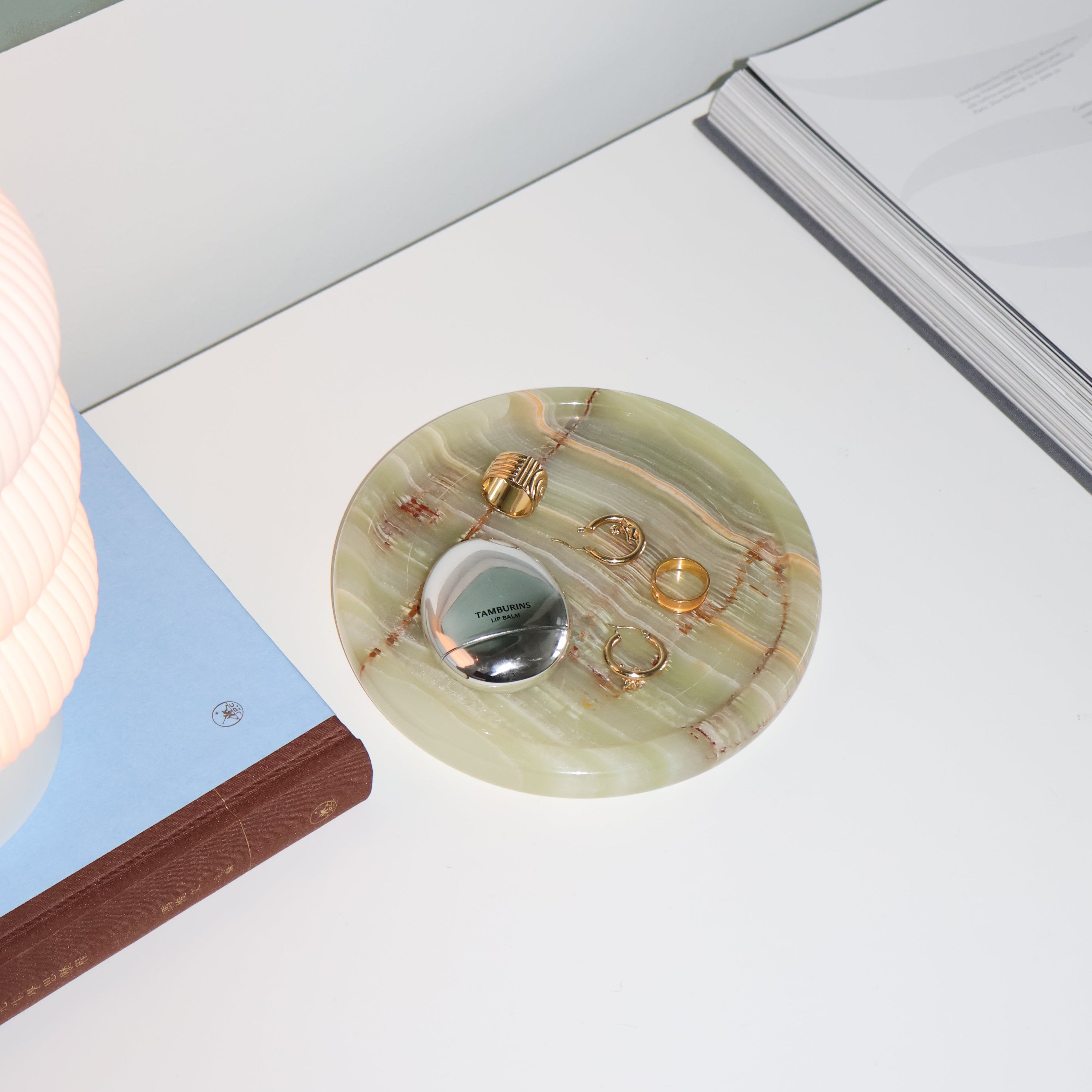 sinan onyx trinket tray