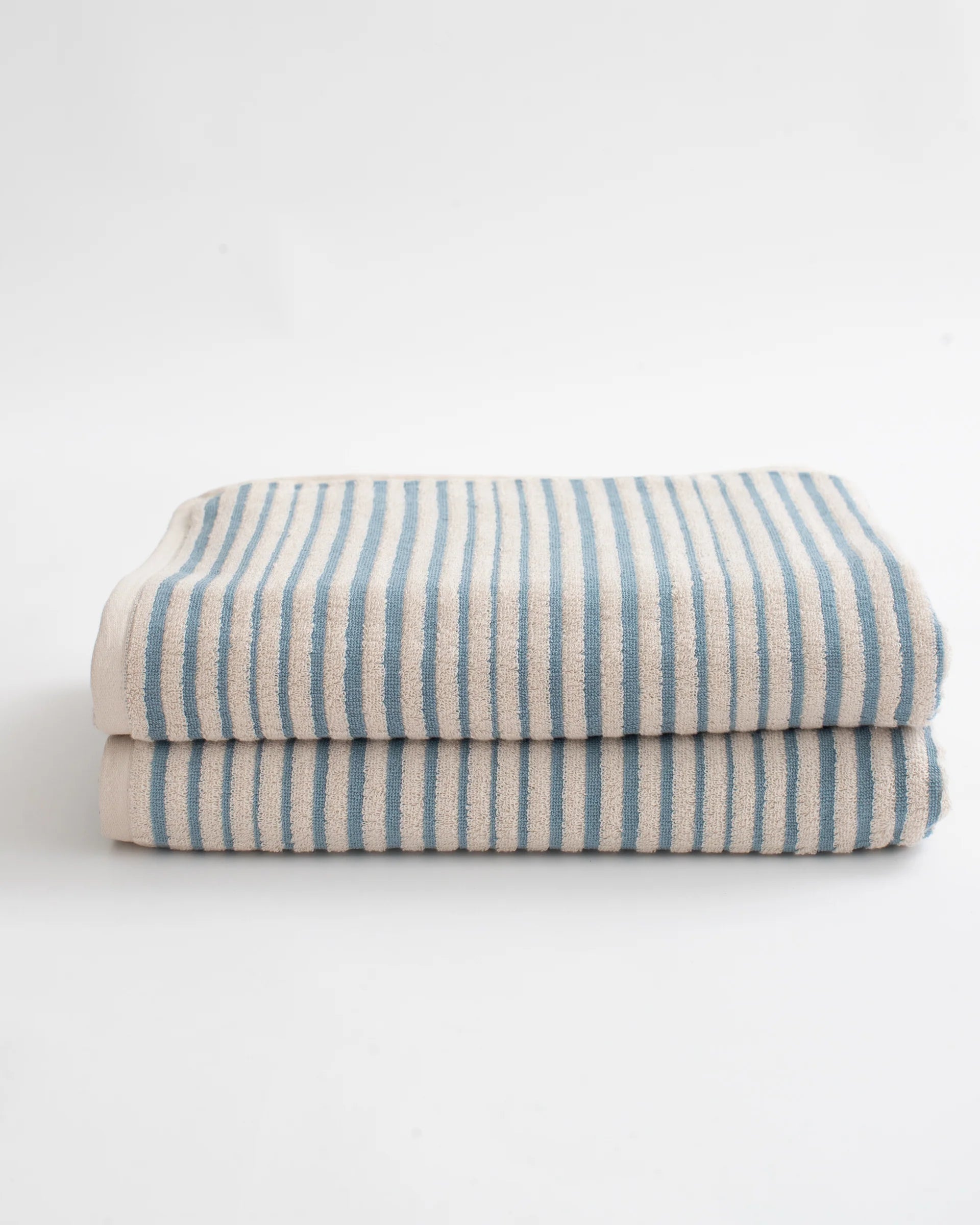 salento hand towel in blue haze - haus divided