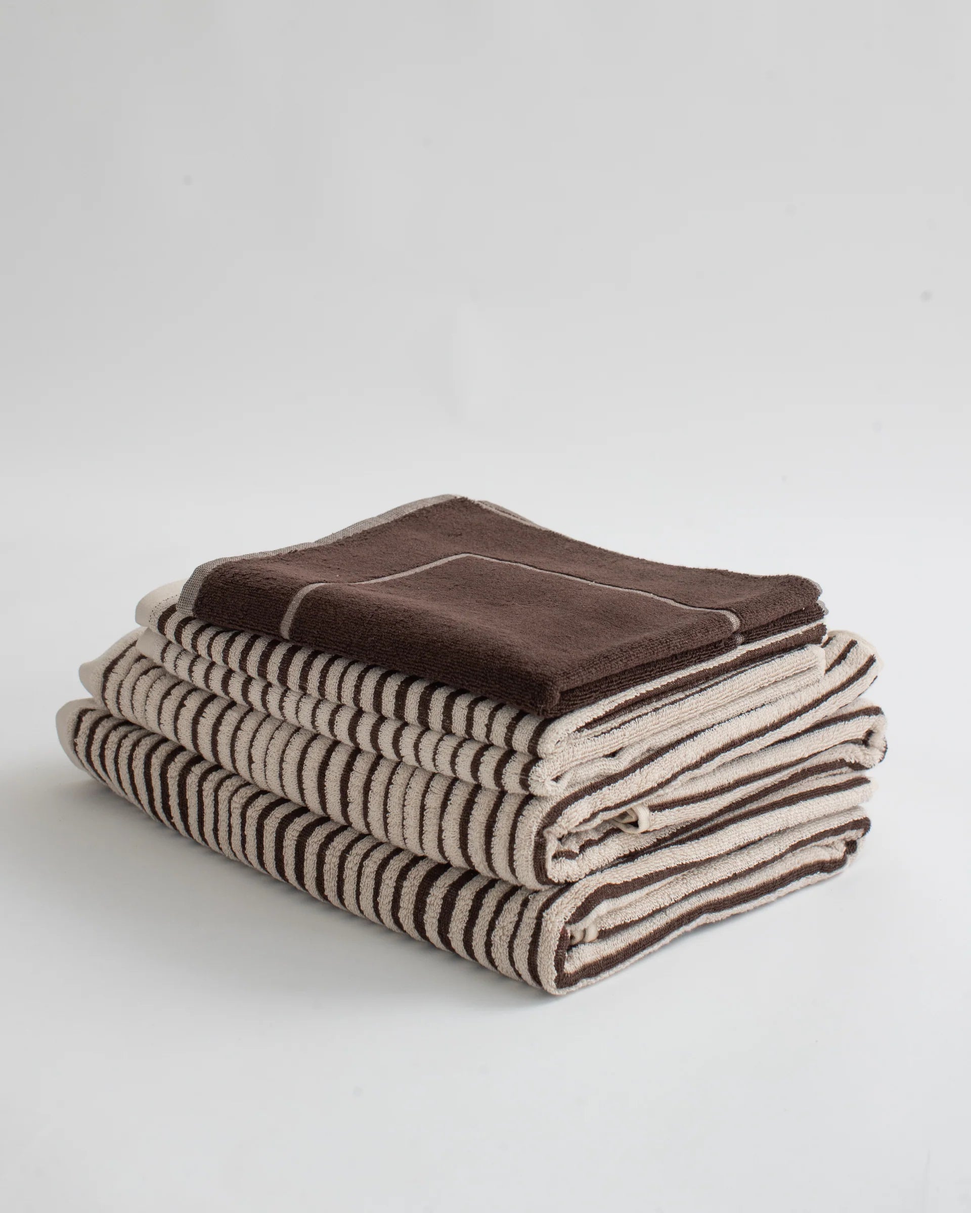 salento hand towel in affogatto - haus divided