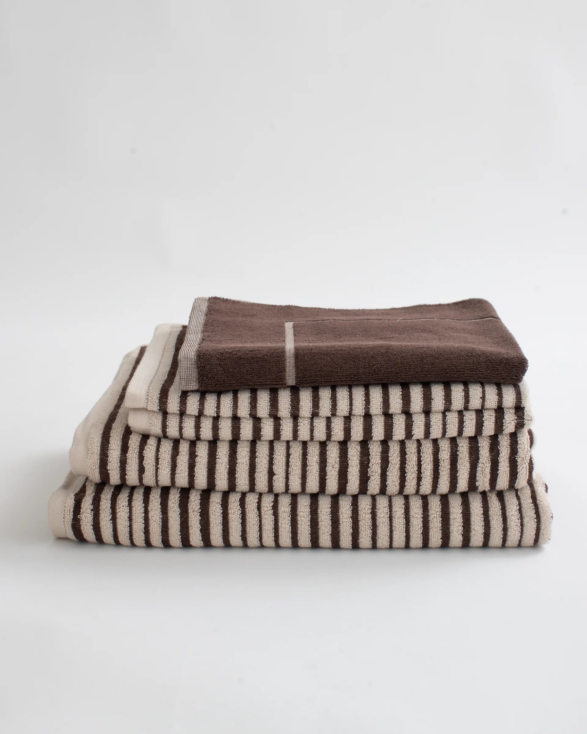 salento hand towel in affogatto - haus divided