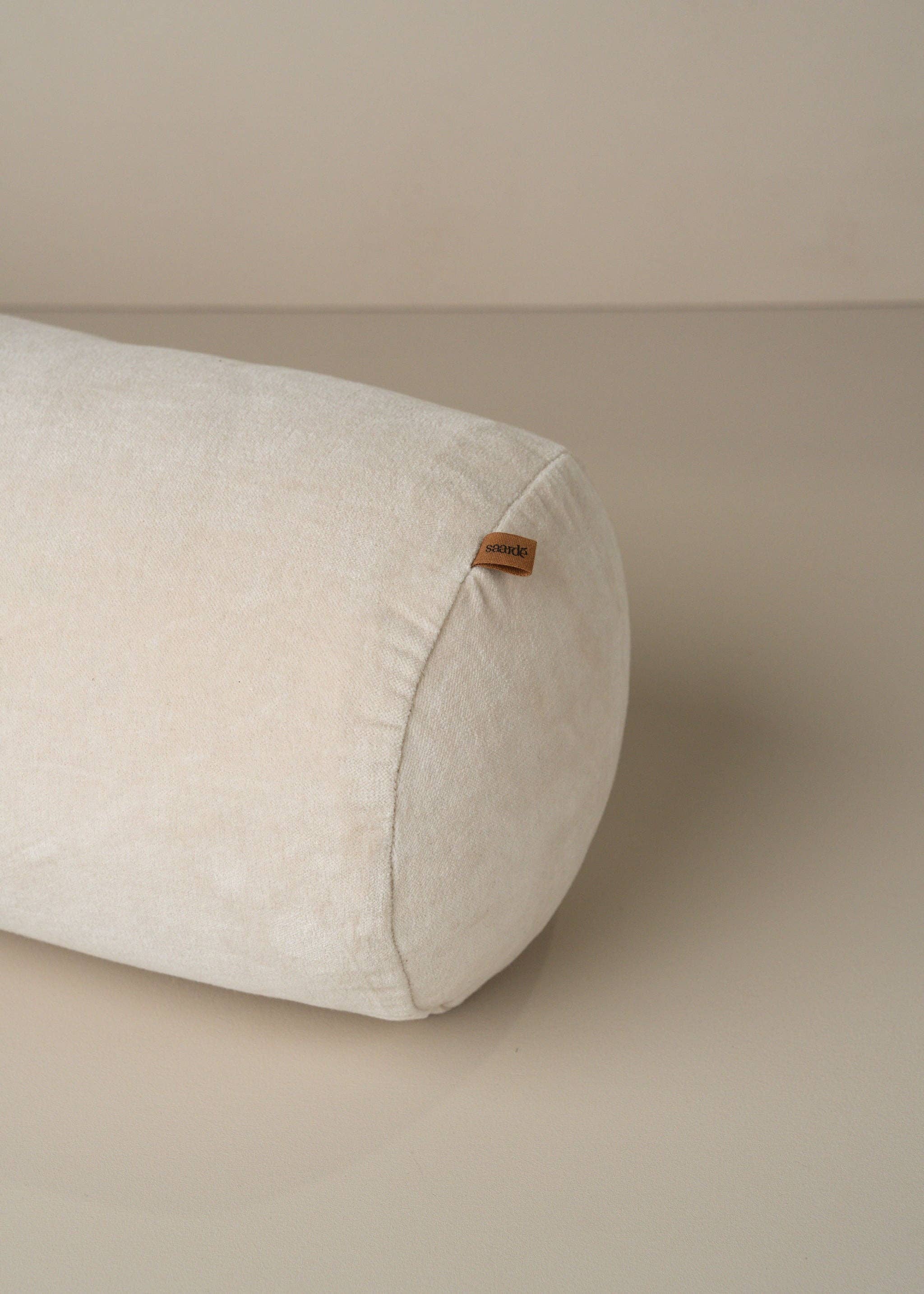 delhi bolster pillow in clay